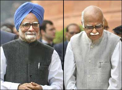 Advani, PM disagree on communal-secular divide