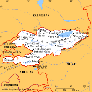 Violent demonstrations leaves Kyrgyzstan in chaos, at least 47 people dead and hundreds injured 