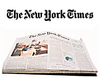 New York Times group's profits eroded by drop in advertising 