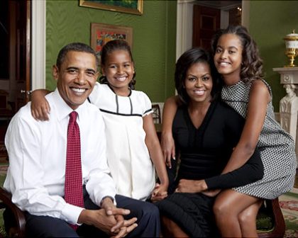 barack obama family portrait. sasha,oct Obama+family+