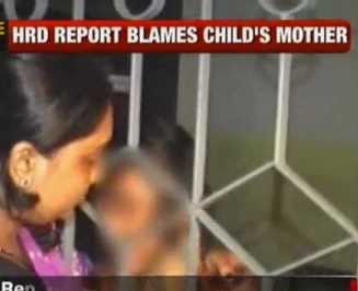 HRD Ministry report claims that urine punishment was suggest by parent