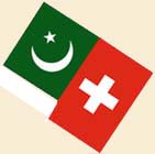 Pakistan & Switzerland flag