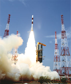 PSLV launches 5 satellites