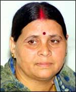 Former Bihar CM Rabri Devi holds price rise protest