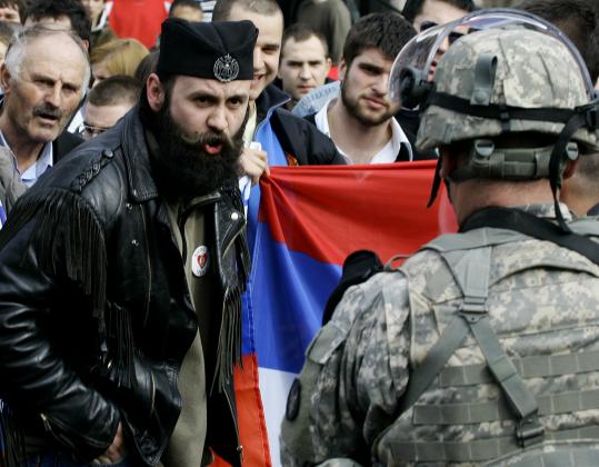 Serb nationalists clash with police after Karadzic arrest