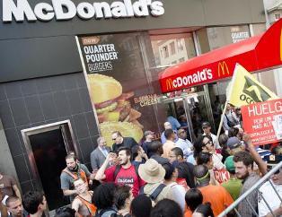 New York’s fast-food workers hosts one-day strike