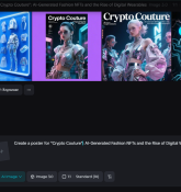 Crypto Couture: AI-Generated Fashion NFTs and the Rise of Digital Wearables