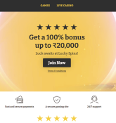 Lucky Spins Offers Wide Range of Casino Games with Amazing Bonus Spins