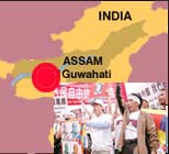 Tibetan exiles stage sit-in protest in Guwahati