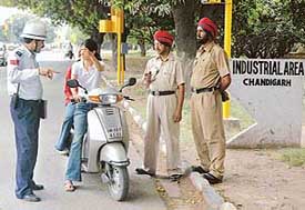 traffic police punjab