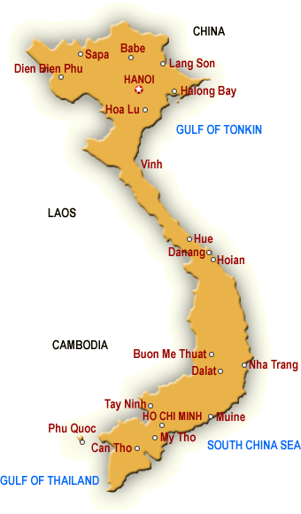 Vietnam Map