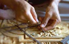 Kashmir woodcarvings made on modern machines