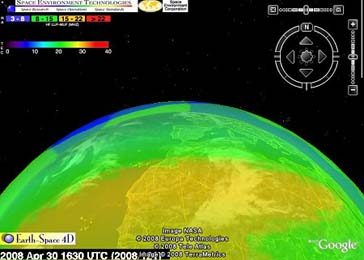 4D live model of Earth's ionosphere