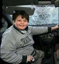 Nine-year-old boy stops 70mph crash!