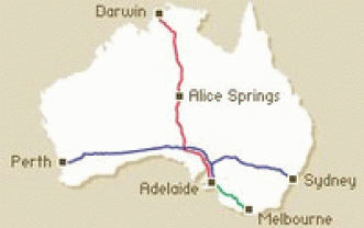 Adelaide to Darwin