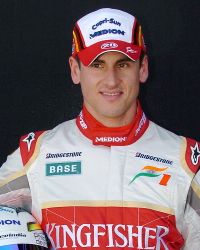 Seventh quickest time clocked by Sutil in Formula One testing