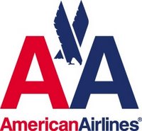 American Airlines flying in the red 
