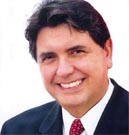 Peruvian President Alan Garcia