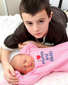 13yr-old father Alfie finds priest’s support