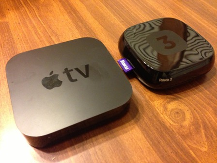 Roku 3 versus Apple TV