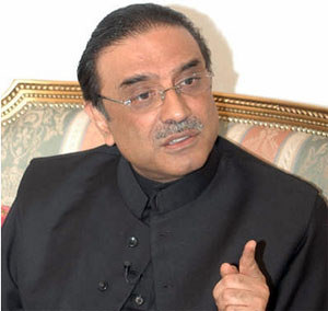 Zardari says Pakistan will never give in to terrorists