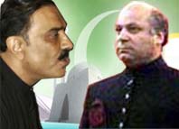 Asif Ali Zardari & Nawaz Sharif
