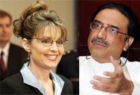 Smitten Zardari can’t get enough of “gorgeous” Palin