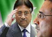 Asif Ali Zardari & Pervez Musharraf