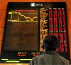 Australian stocks in decline 