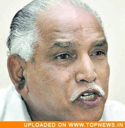 BJP's legislature party leader B.S. Yeddyurappa
