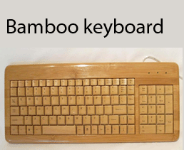  Bamboo keyboards provide eco-friendly option to computer users