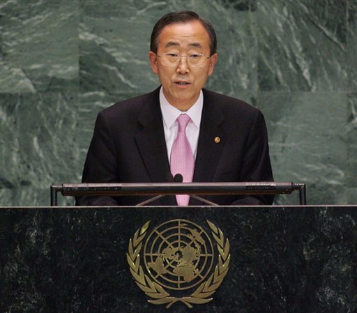 UN chief Ban concerned by reports of child abuse by peacekeepers