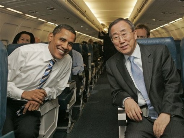 Ban Ki-Moon, Barack Obama