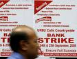 Banks strike enters second day