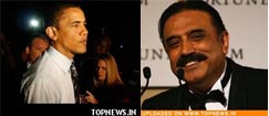 Zardari to Obama: Pak wants better ties with US
