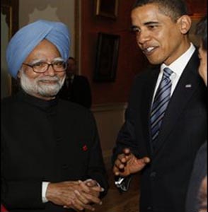 Red Carpet welcome for Manmohan Singh at White House