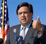 Democratic presidential contender Bill Richardson