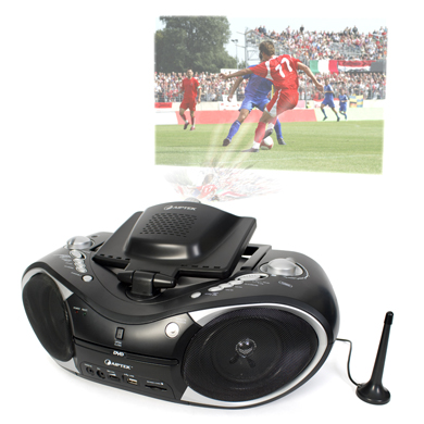 Boombox-Freeview-Projector
