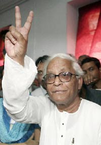 CM of West Bengal Buddhadeb Bhattacharjee.