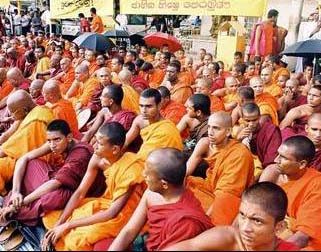 Buddhist Monks Protest
