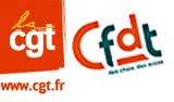 French trade unions, CGT and CFDT 