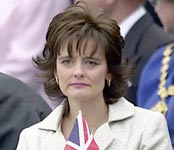 British PM Tony Blair's wife Cherie Blair