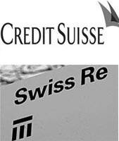 Shakeups at top of Credit Suisse, Swiss Re 