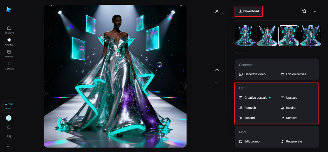Crypto Couture: Dreamina