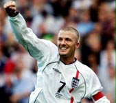 Former England captain David Beckham