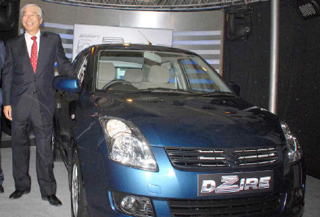 Maruti Rolls Out “Swift DZire” In India 