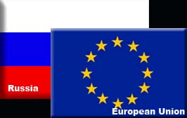 EU & Russia Flag