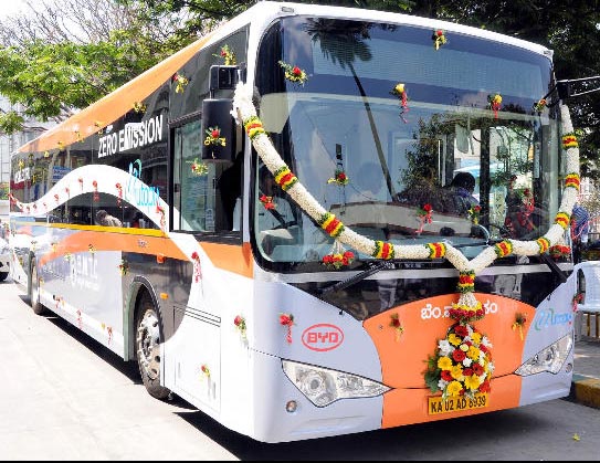 Bangalore gets electric zero-emission bus