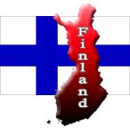 Finland Map & Flag
