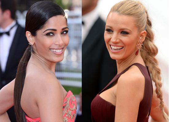Frieda-Pinto-Blake-Lively-At-Cannes